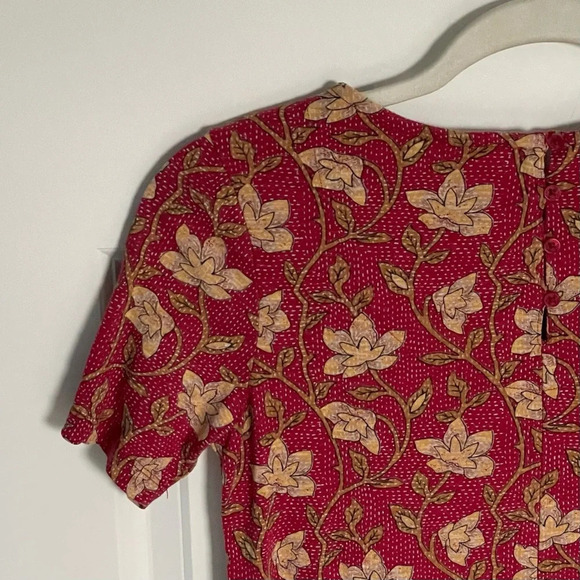 Fat Face London red floral Dress 29828 - Picture 9 of 14